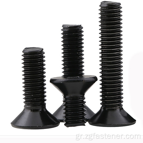 10.9 βαθμίδα Hexagon Socket Countersunk Head Screws